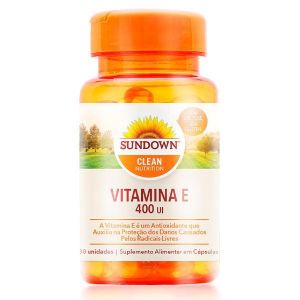 VITAMINA E SUNDOWN 400UI COM 30 CÁPSULAS