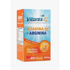 VITOREX VITAMINA C + ARGININA COM ZINCO E VITAMINA D COM 60 CÁPSULAS