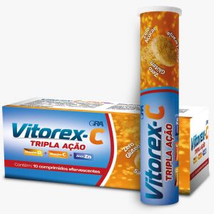 VITOREX C TRIPLA AÇÃO COM 10 COMPRIMIDOS EFERVESCENTES