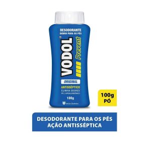 DESODORANTE EM PÓ PARA OS PÉS VODOL PREVENT ORIGINAL COM 100G
