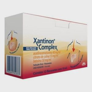 XANTINON COMPLEX UQ COM 12 FLACONETES DE 10ML