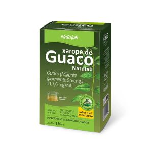 XAROPE DE GUACO NATULAB SABOR MEL MENTOLADO COM 150ML