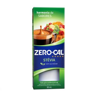 ADOÇANTE ZERO CAL 80ML STEVIA